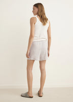 Two Piece Striped Seersucker Pyjama Shorts