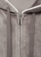 Velour Sweatshirt With Soft Touch