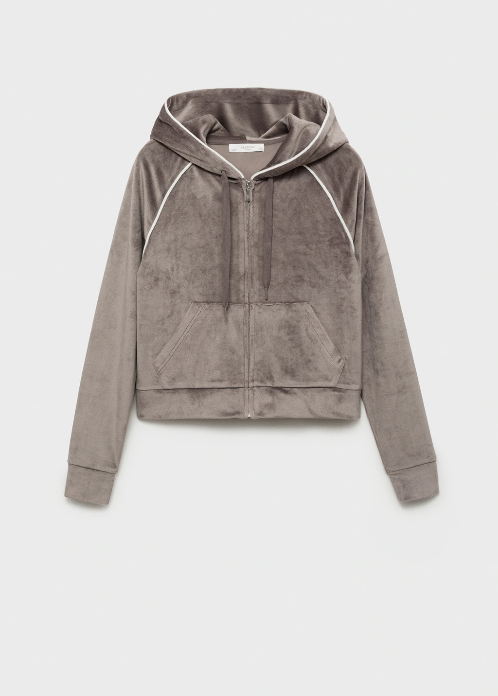 Velour Sweatshirt With Soft Touch