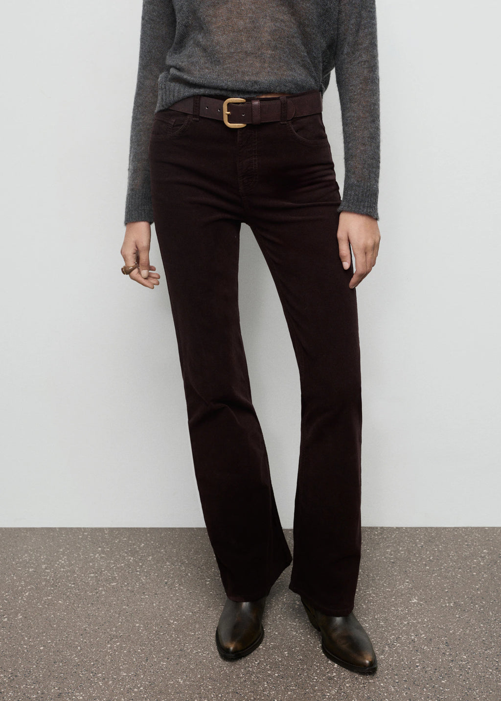 Velvet Flared Jeans