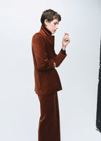 Velvet Jacket With Pockets