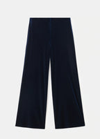 Velvet Wide Leg Trousers