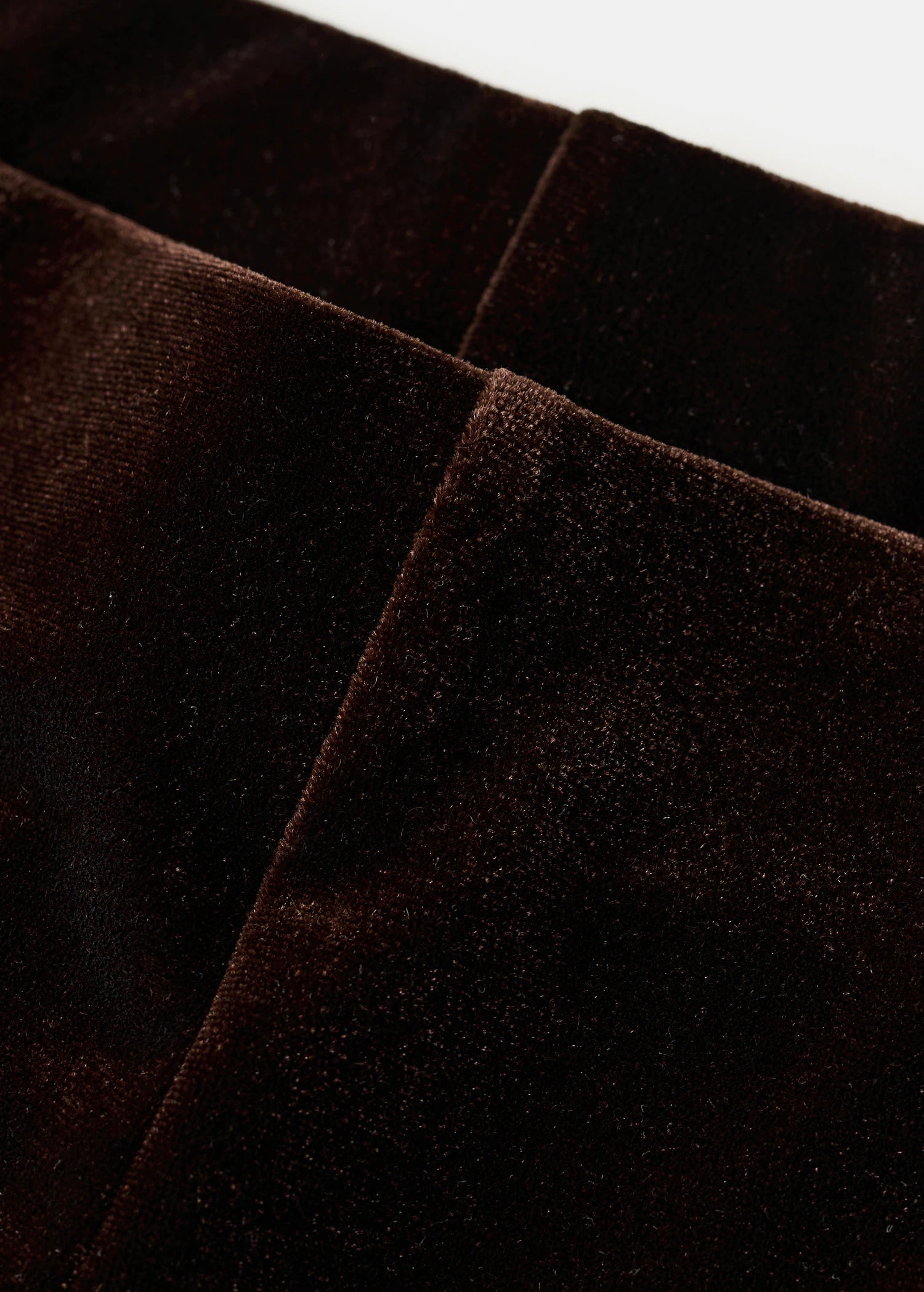 Velvet Wide Leg Trousers