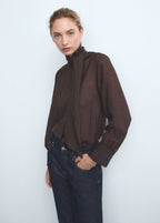 Violet Flared High Rise Jeans