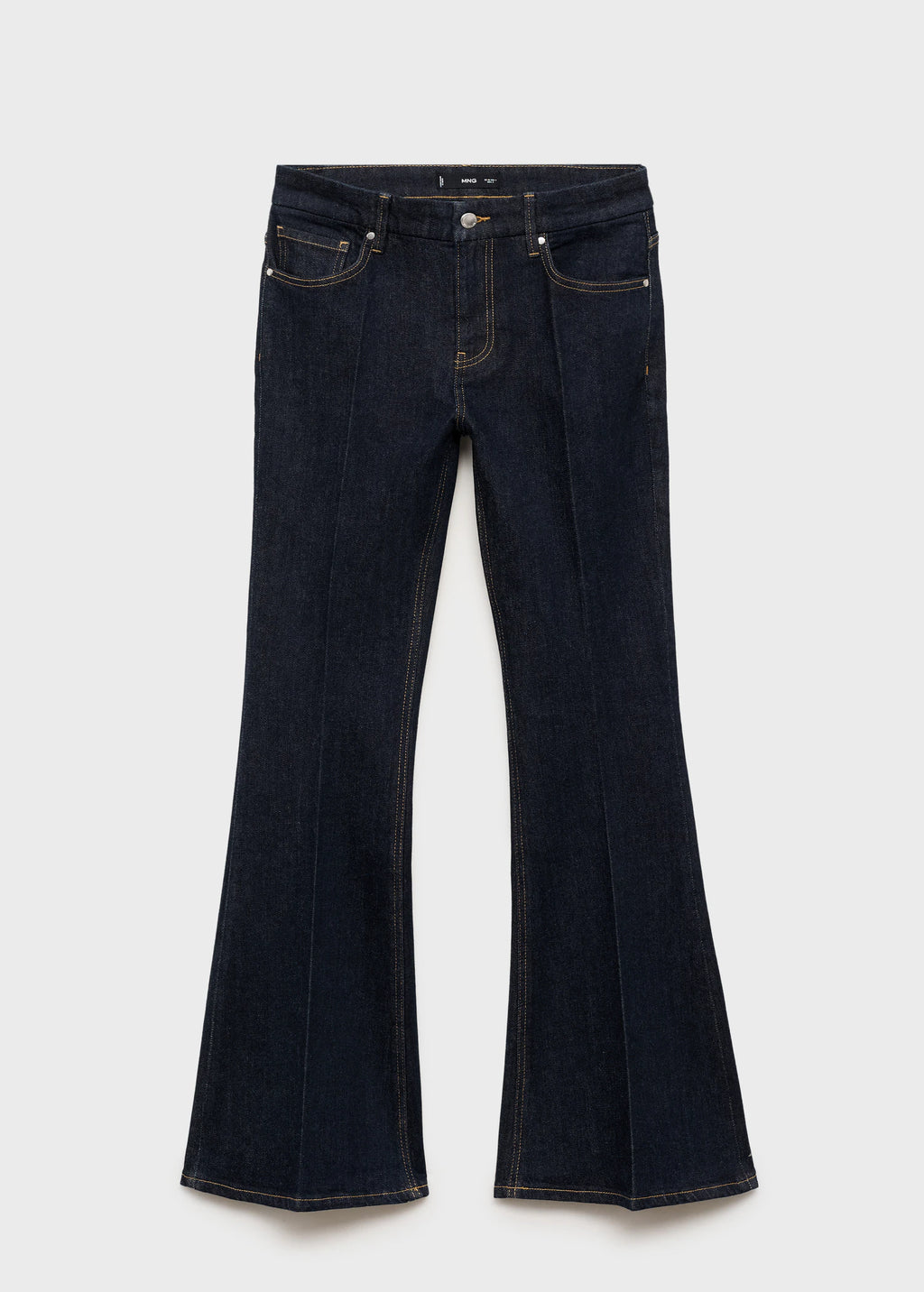 Violet Flared High Rise Jeans