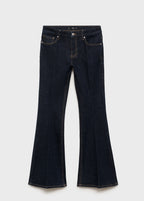 Violet Flared High Rise Jeans