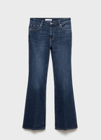 Violet Flared High Rise Jeans