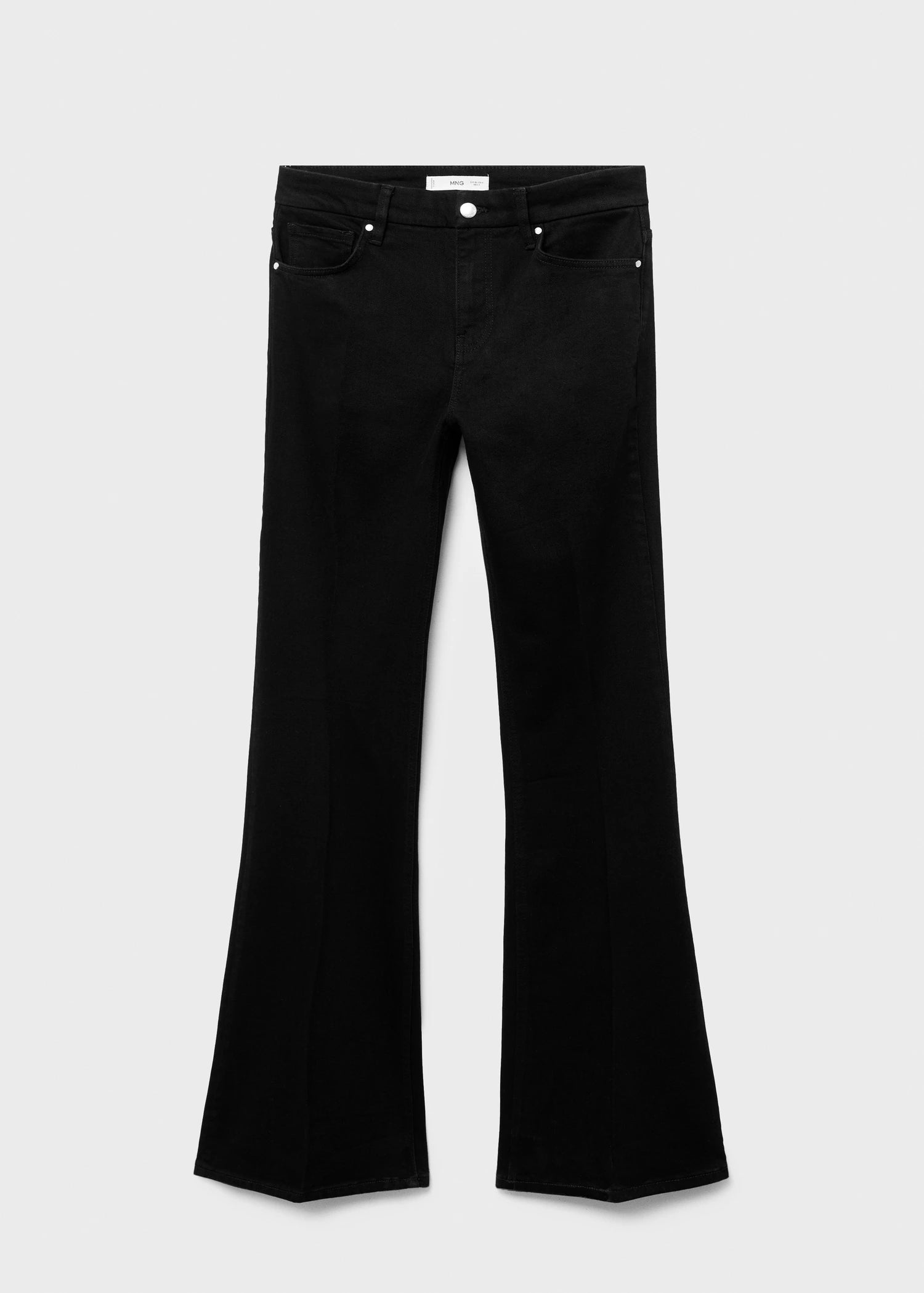 Violet Flared High Rise Jeans