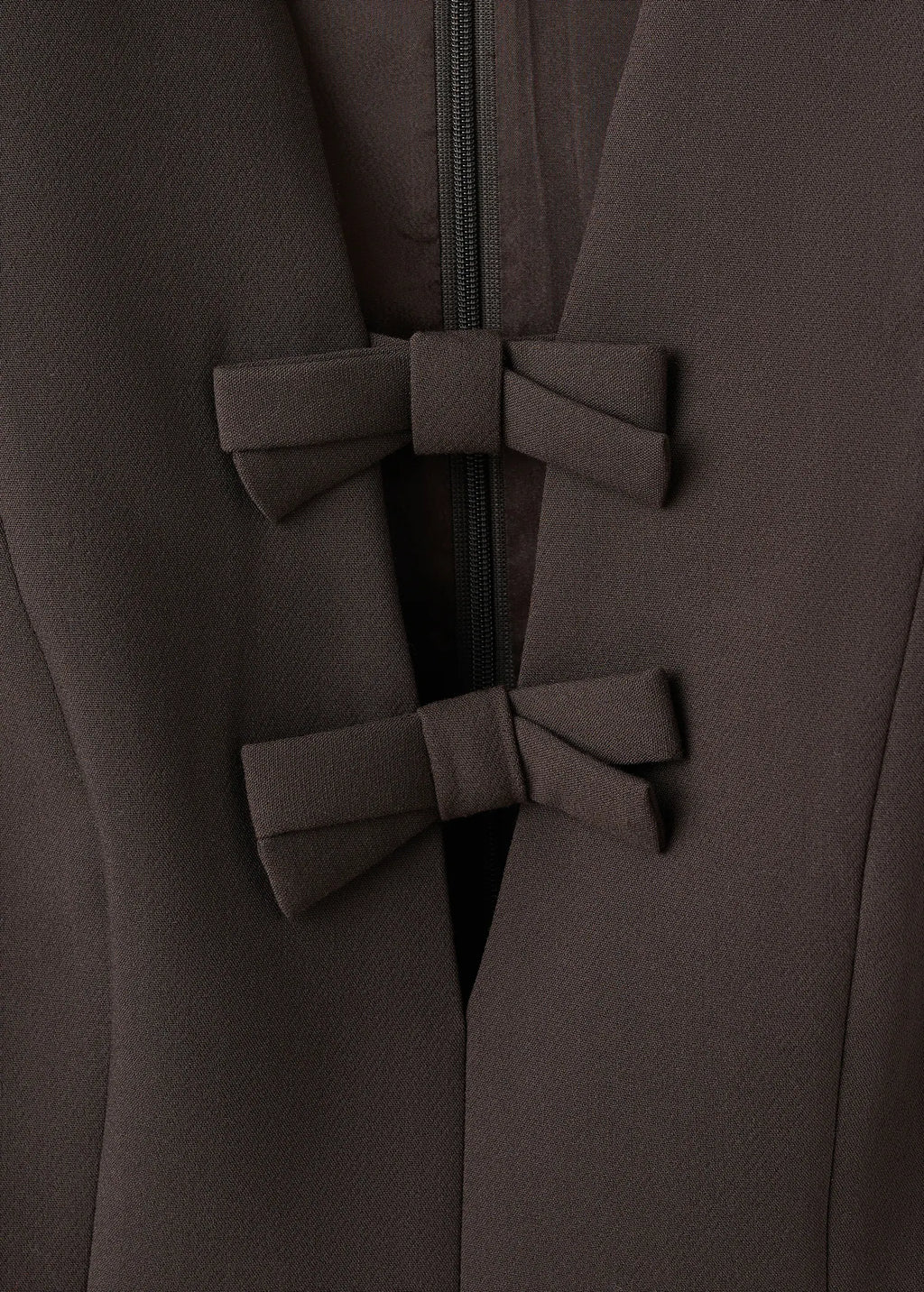 V Neck Blouse With Bows