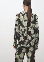 V Neck Blouse With Tie