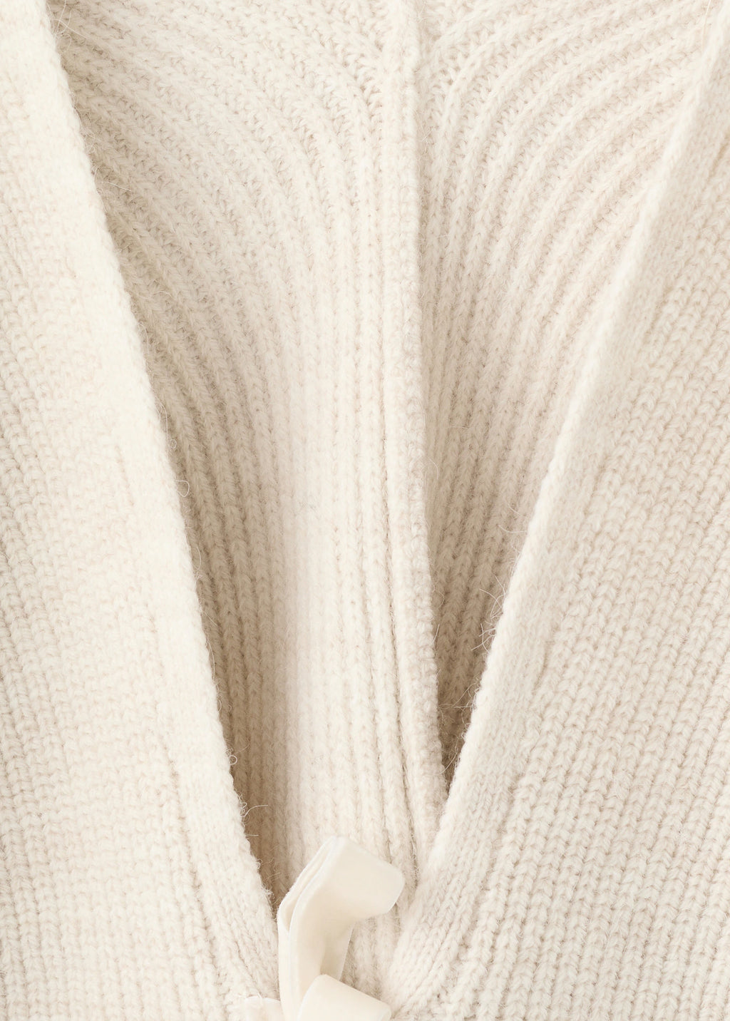 V Neck Cardigan With Bows