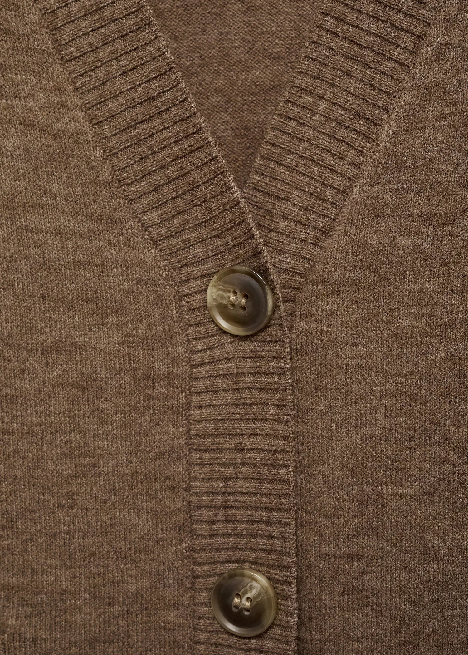 V Neck Cardigan With Pockets