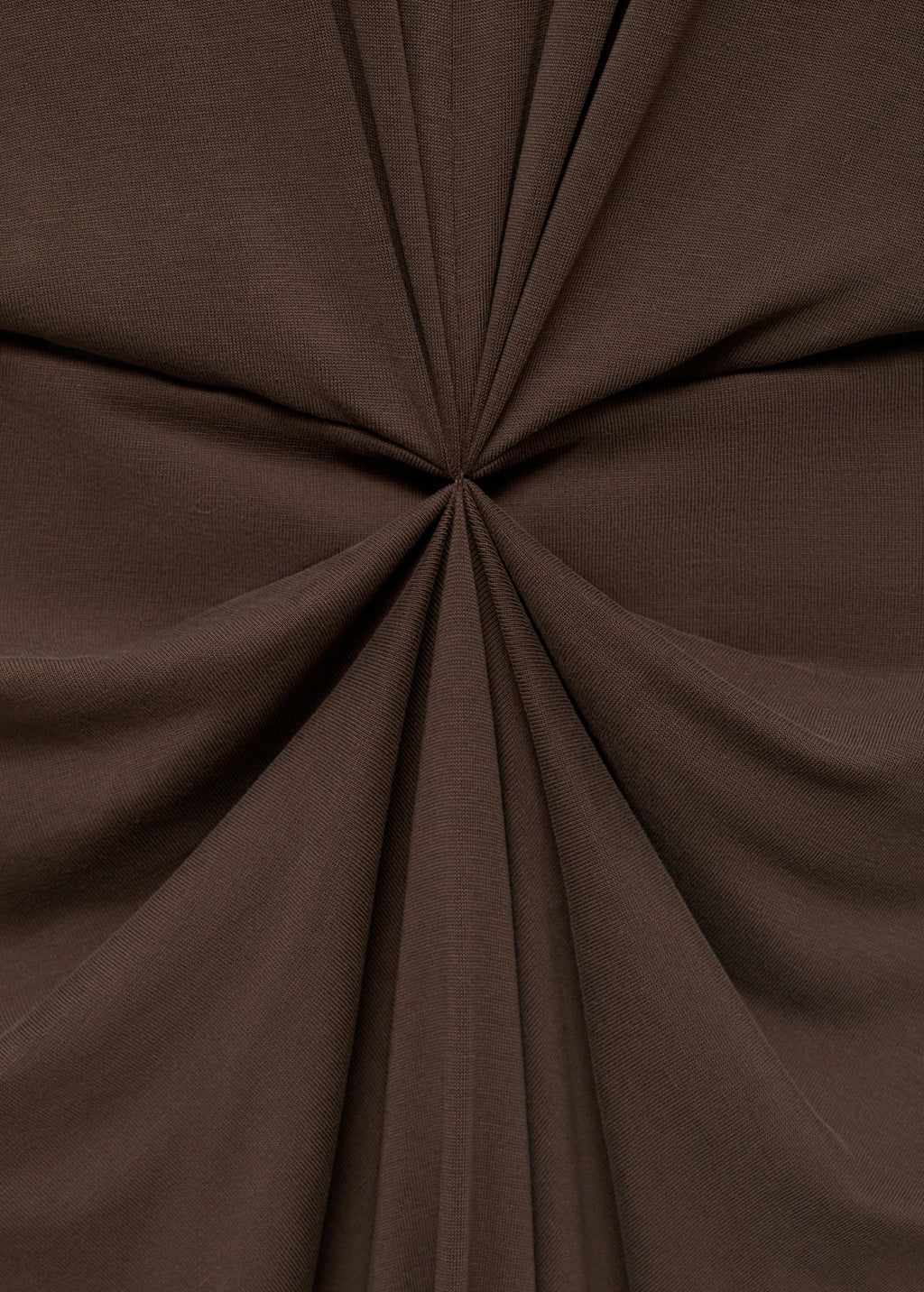 V Neck Dress With Gathered Neckline