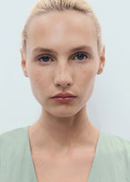 V Neck Dress With Stitching