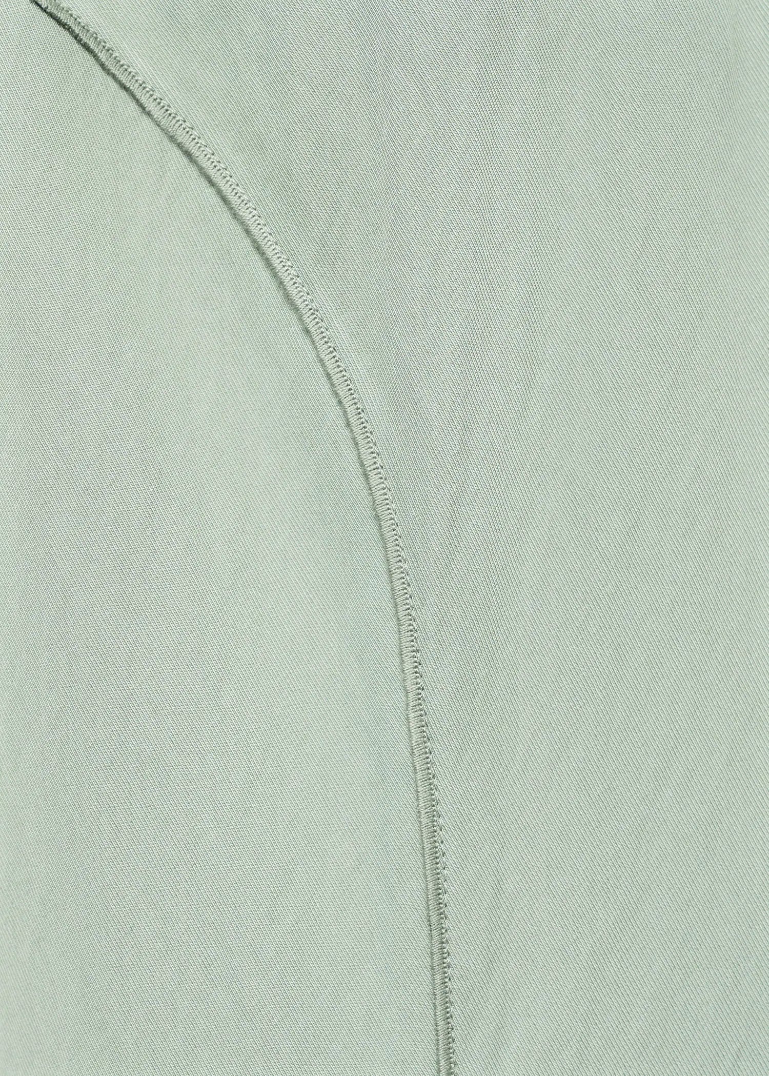 V Neck Dress With Stitching