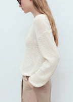 V Neck Knit Sweater