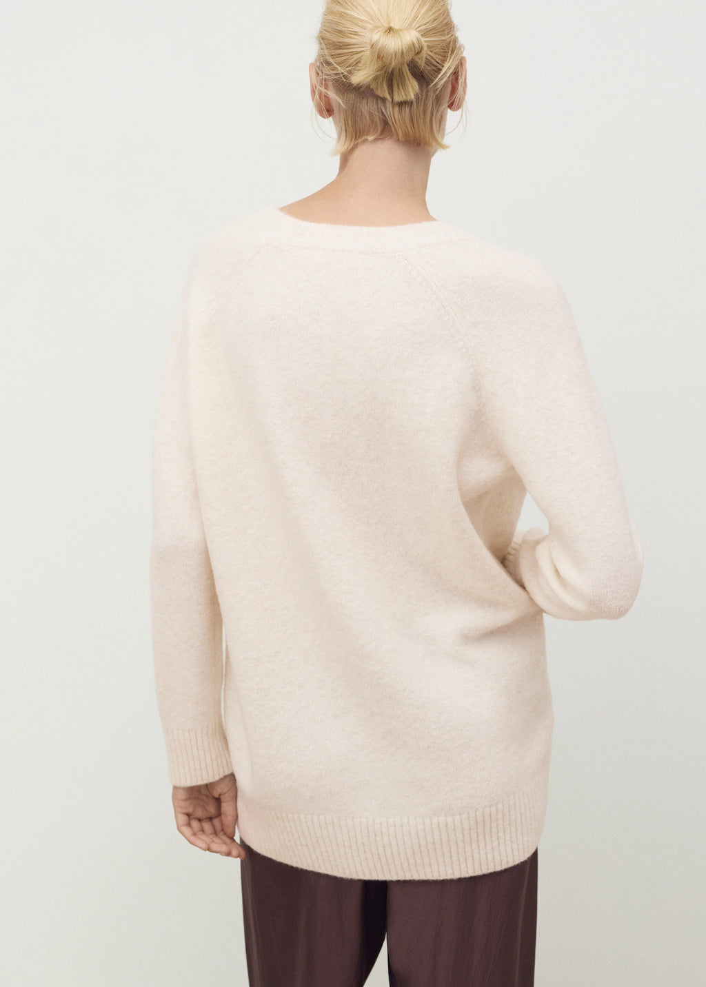 V Neck Knit Sweater