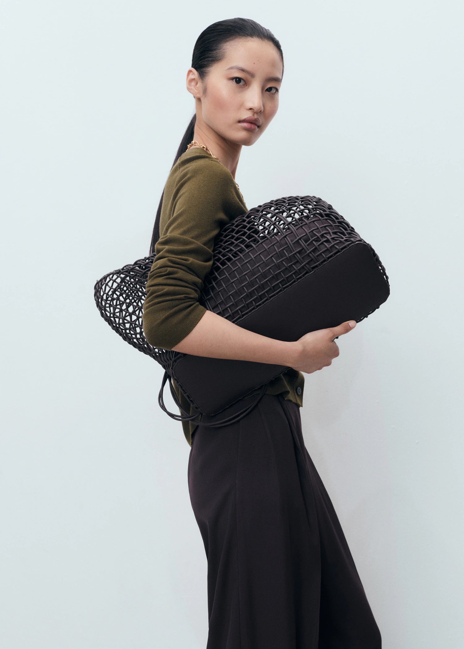 V Neck Knitted Cardigan