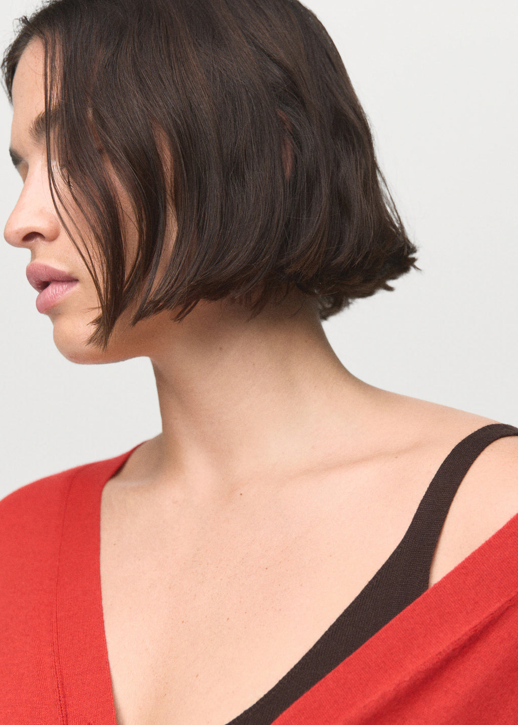 V Neck Knitted Cardigan