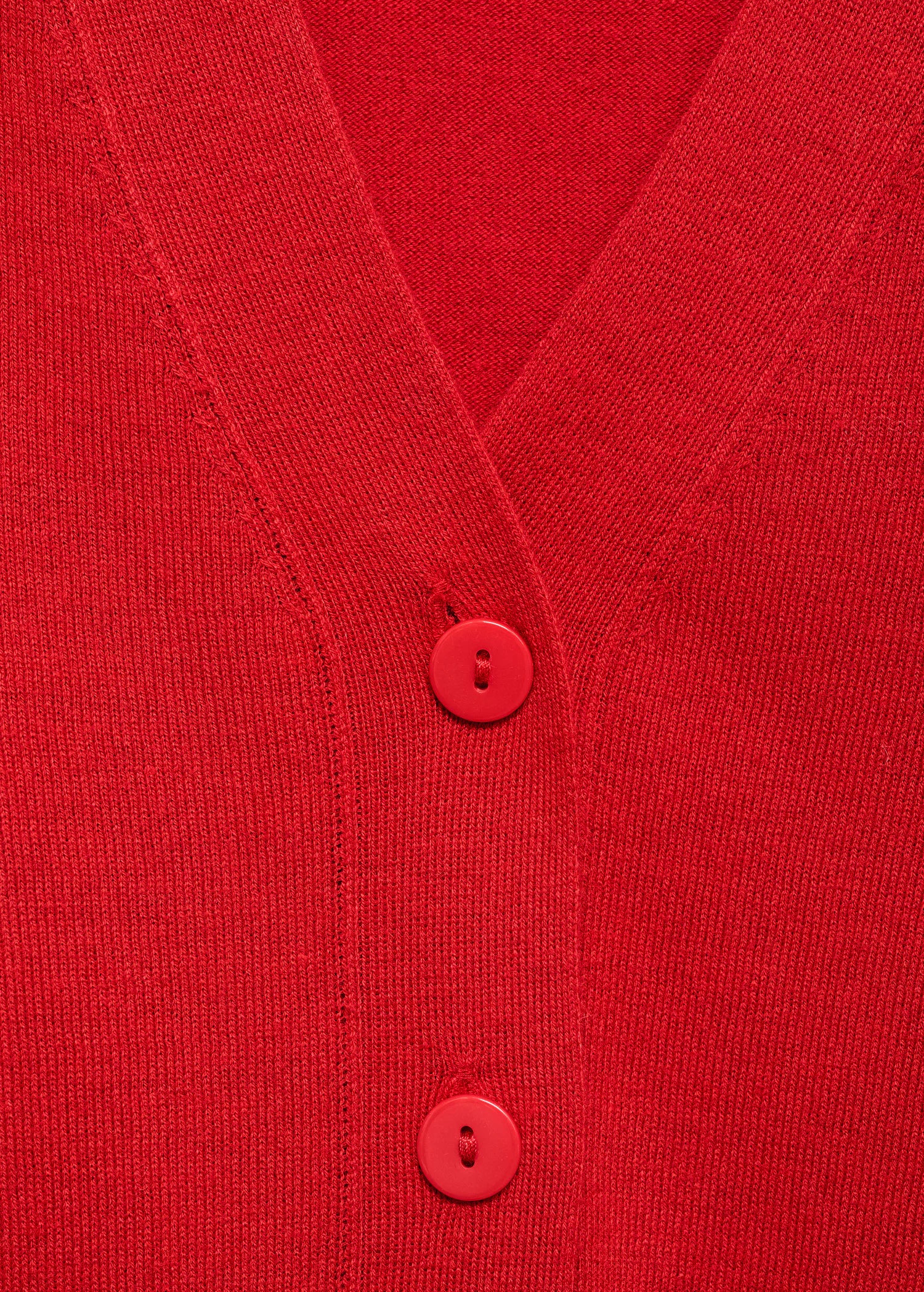 V Neck Knitted Cardigan