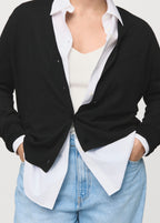 V Neck Knitted Cardigan