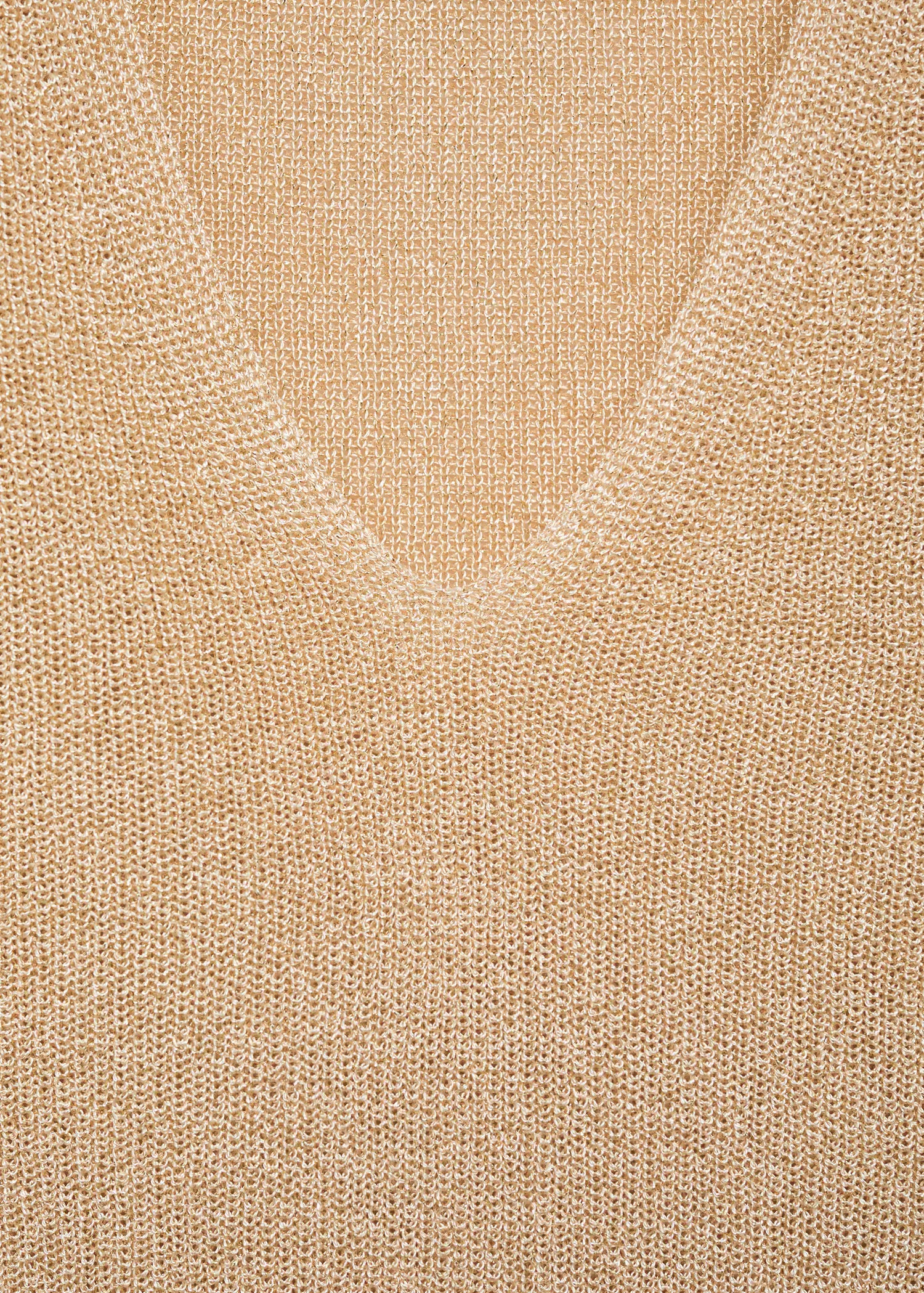 V Neck Lurex Sweater