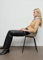 V Neck Ribbed Cardigan