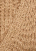 V Neck Ribbed Cardigan