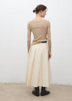 V Neck Ribbed Knit Sweater