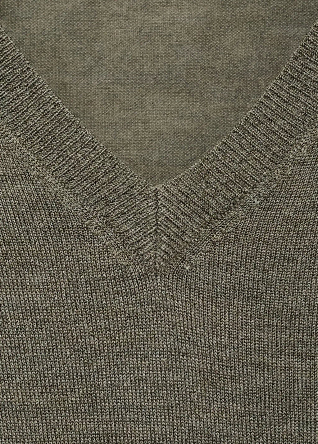 V Neck Wool Sweater