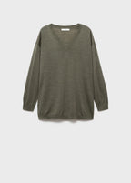 V Neck Wool Sweater