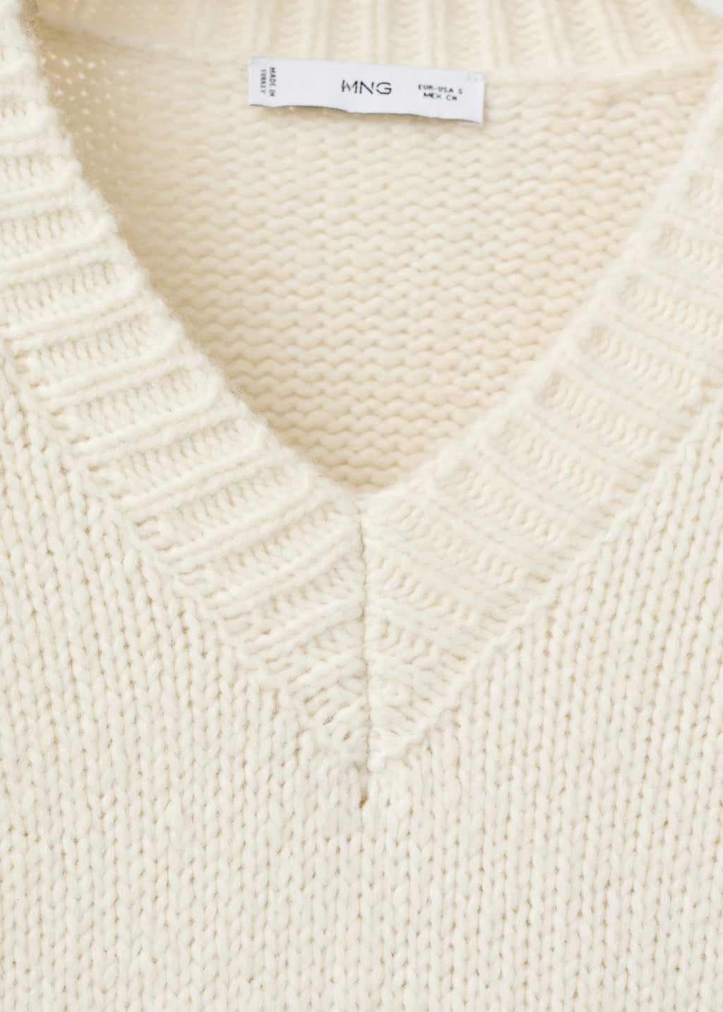 V Neck Wool Sweater