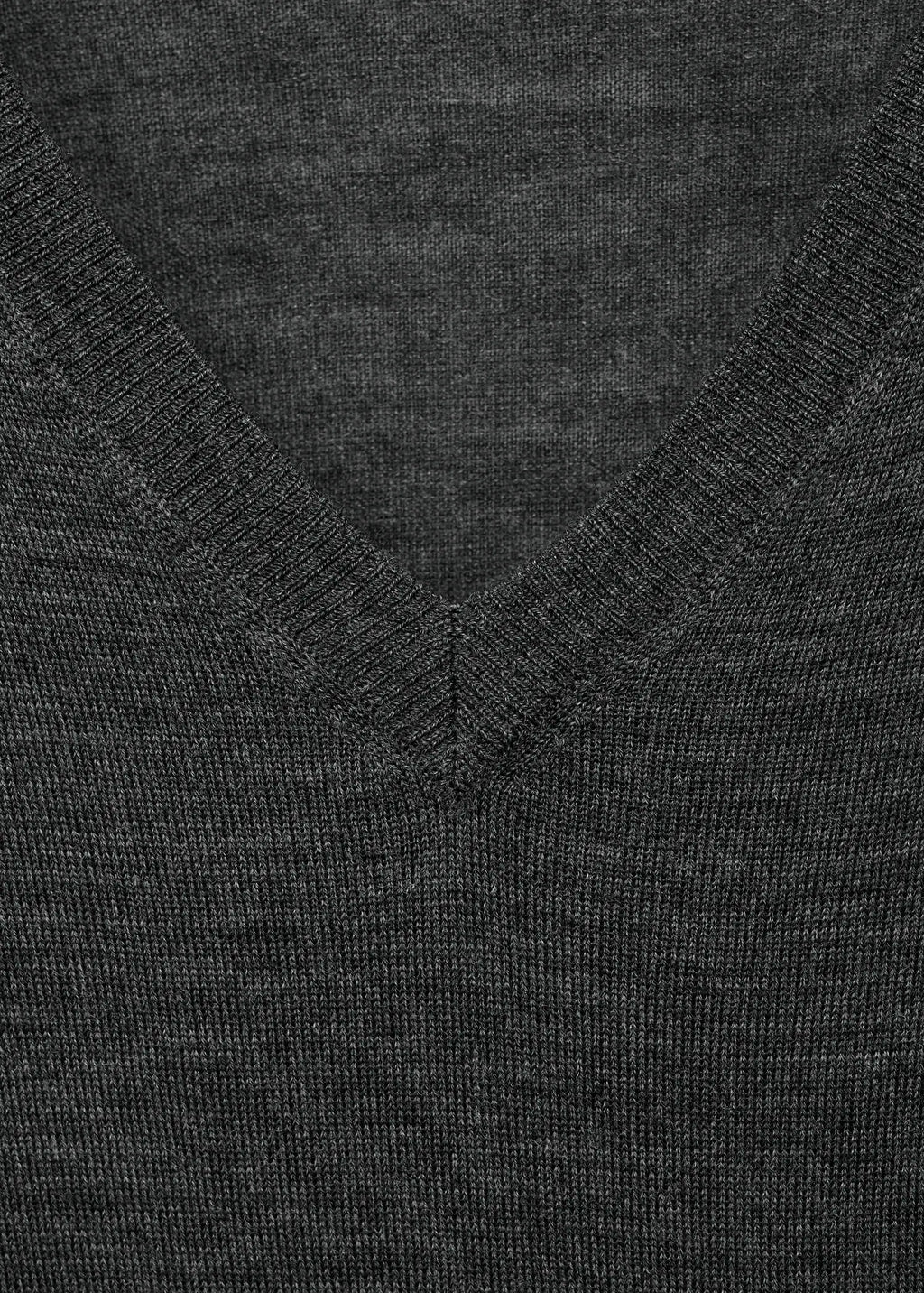 V Neck Wool Sweater