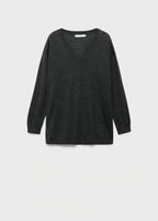 V Neck Wool Sweater