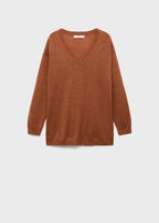 V Neck Wool Sweater