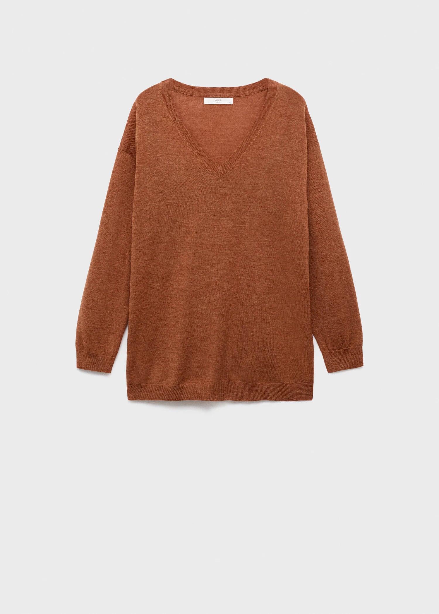 V Neck Wool Sweater