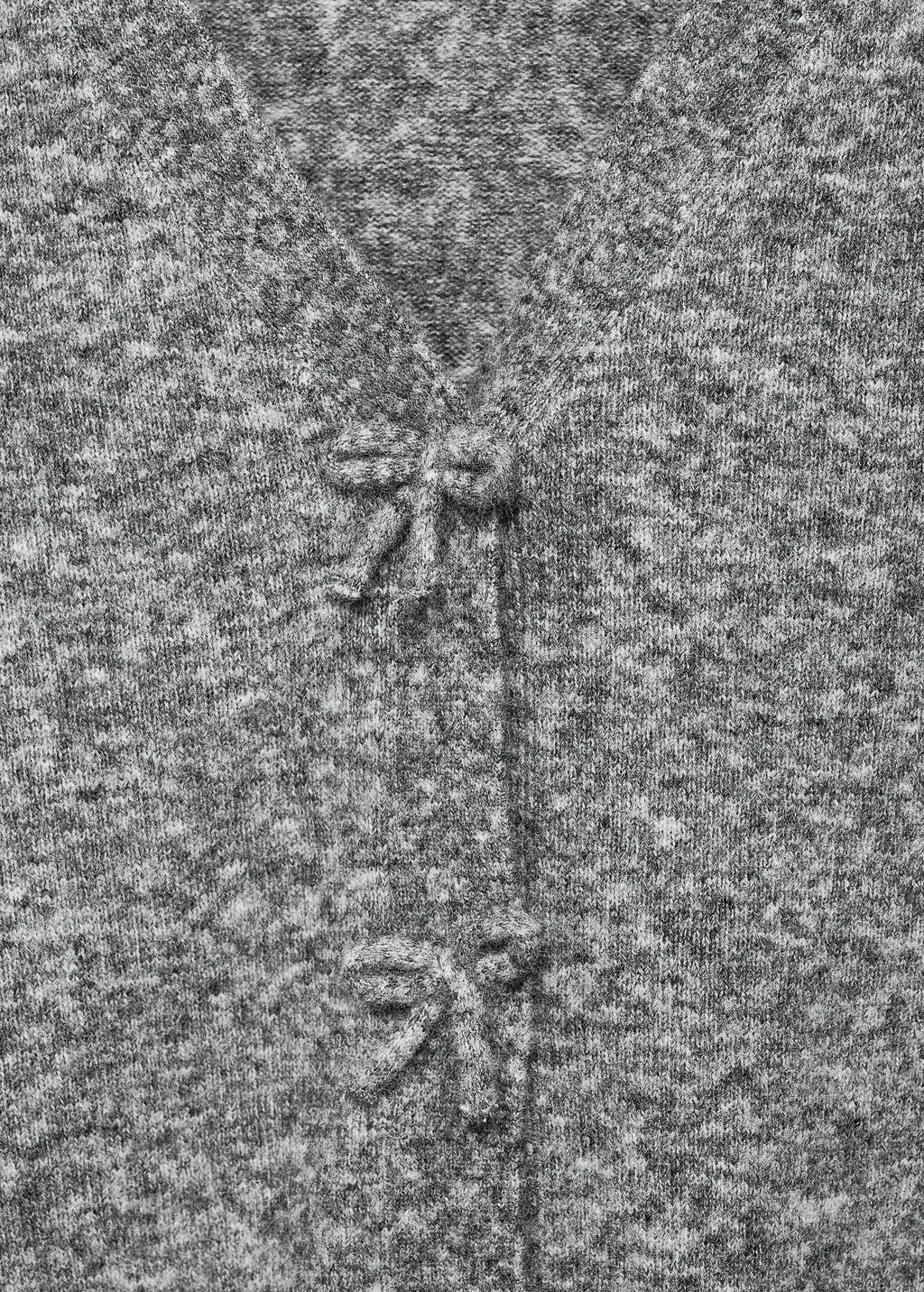 V Neck Wool Blend Cardigan