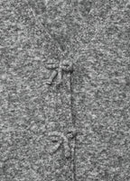 V Neck Wool Blend Cardigan