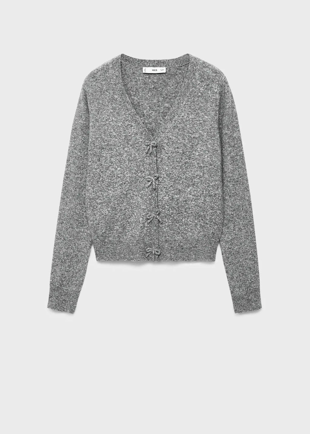 V Neck Wool Blend Cardigan