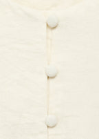 Waistcoat With Bow On The Back