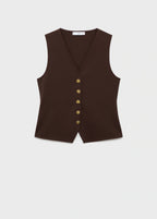 Waistcoat With Jewel Buttons