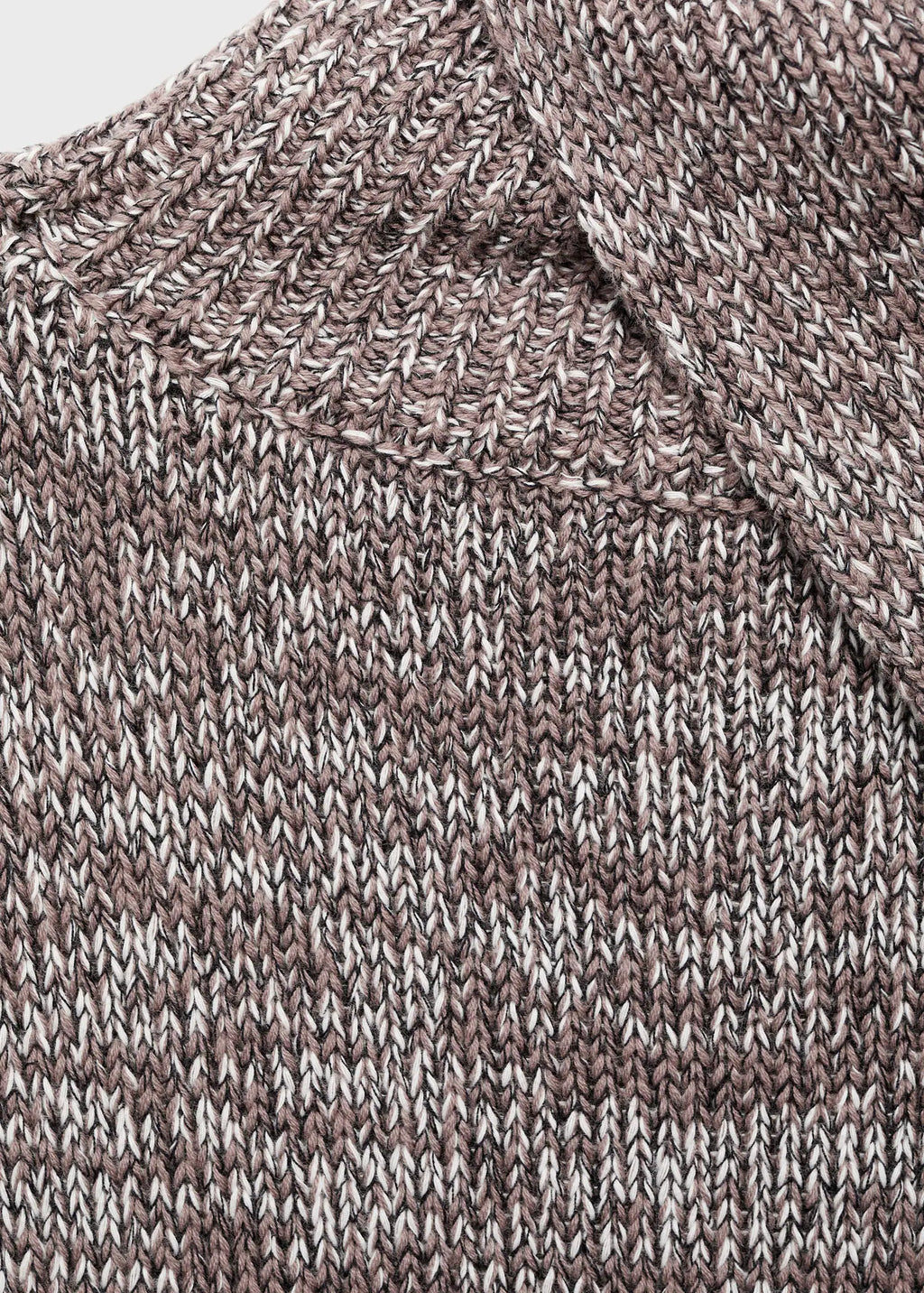 Waistcoat With Mottled Wrap Collar