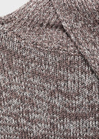 Waistcoat With Mottled Wrap Collar