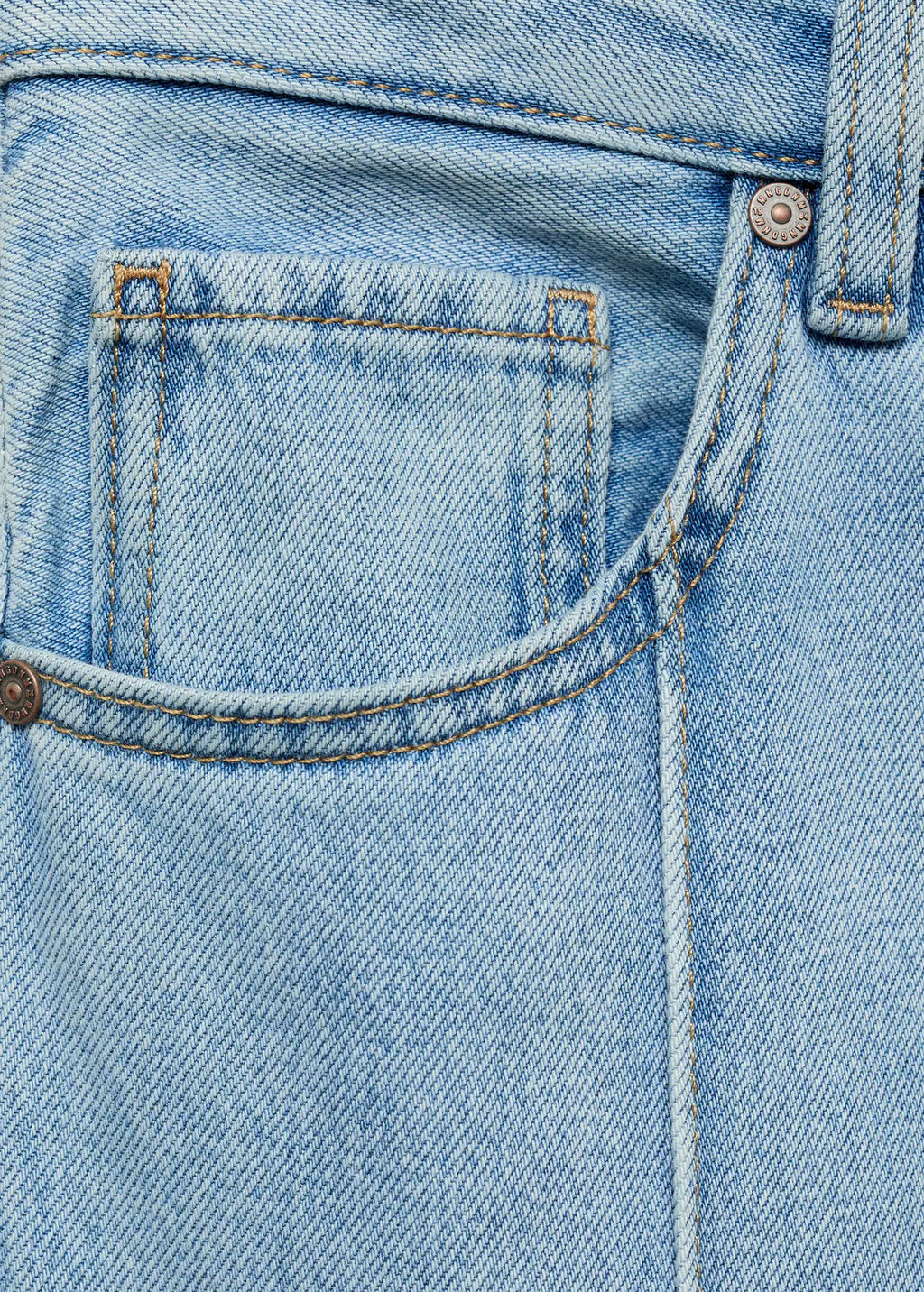 Wide Leg Cropped Jeans With Turned Up Hem