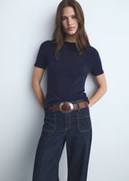 Wide Leg Jeans With Pockets