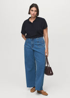 Wide Leg Jeans With Pockets