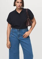 Wide Leg Jeans With Pockets