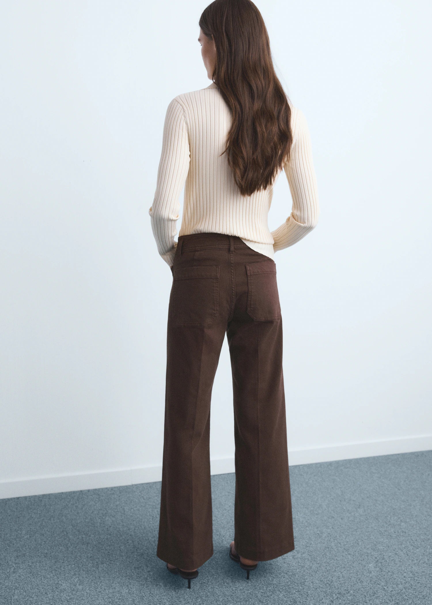 Wide Leg Jeans With Pockets