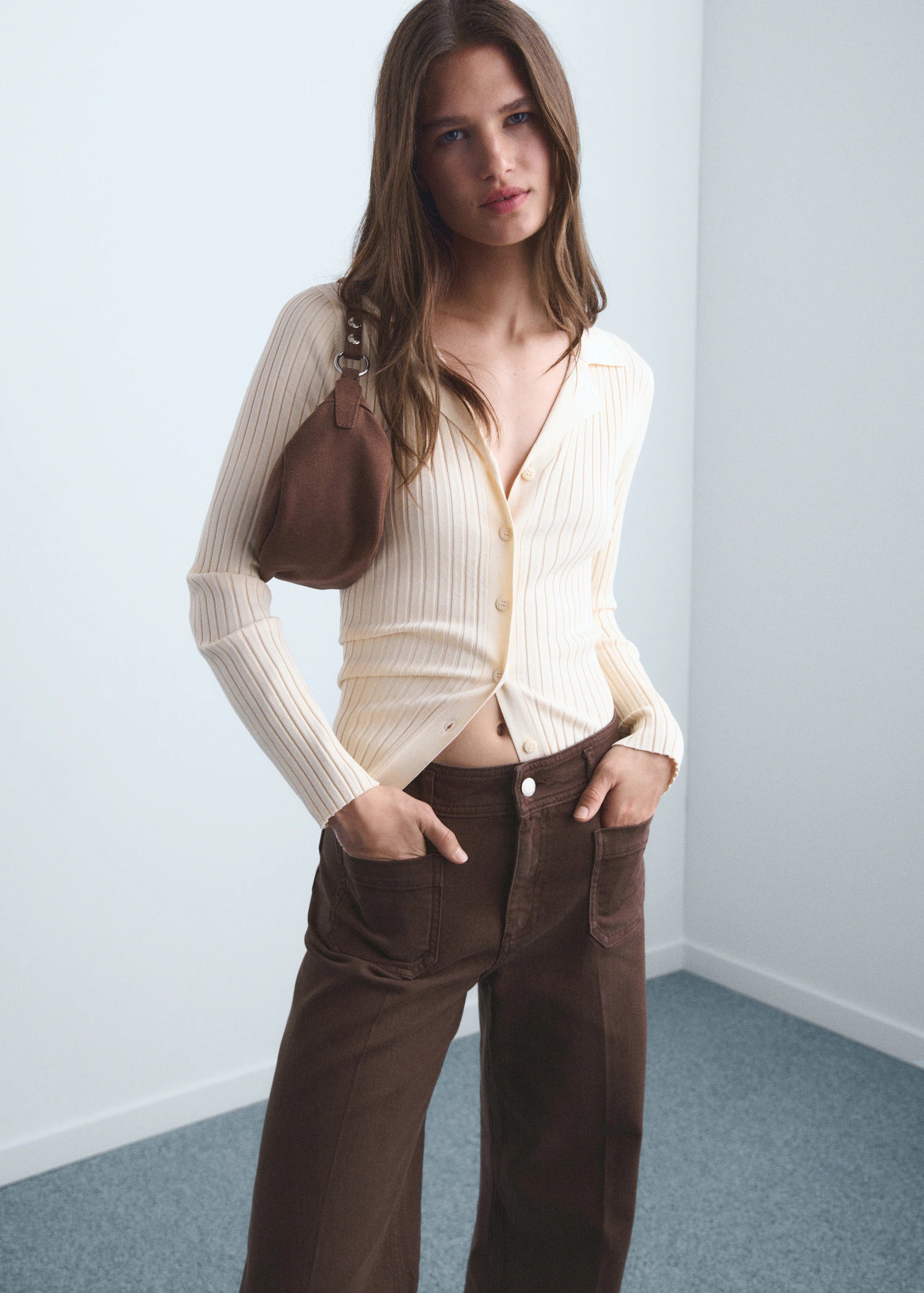 Wide Leg Jeans With Pockets