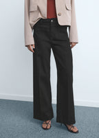 Wide Leg Jeans With Pockets